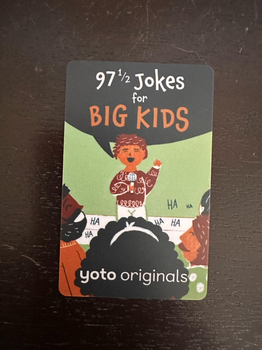 Yoto mini Card 97½ Jokes for Big Kids